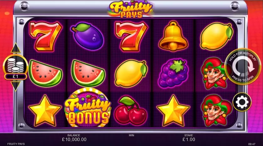Fruity Paysスロットのテーマ