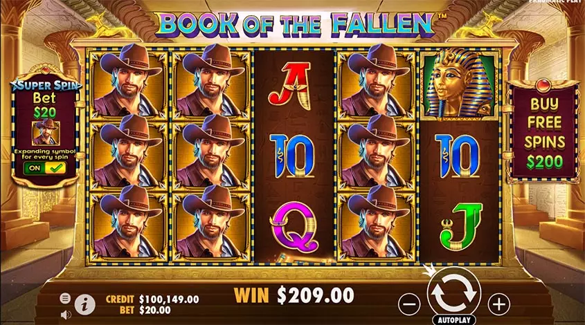 Book Of The Fallenスロットのテーマ