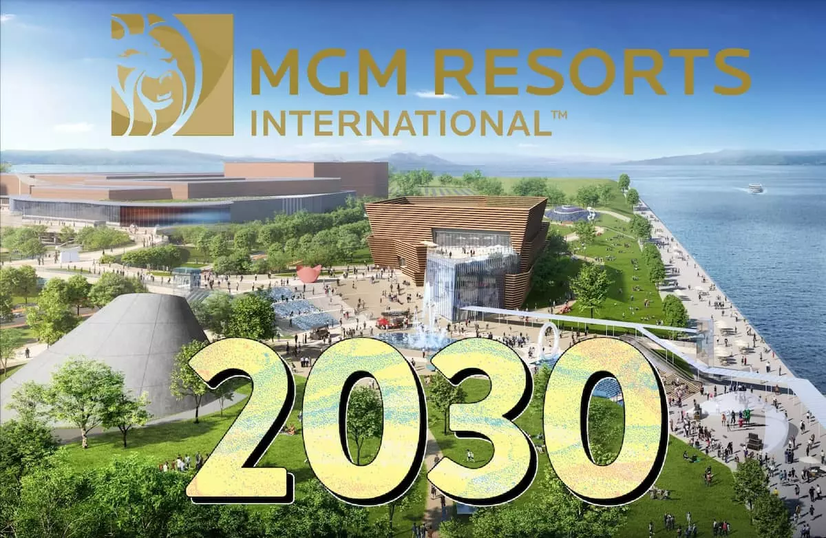 2030年開業のMGMリゾートのバナー