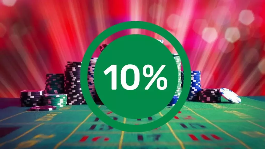 10％法が利用できるオンラインカジノゲームバナー